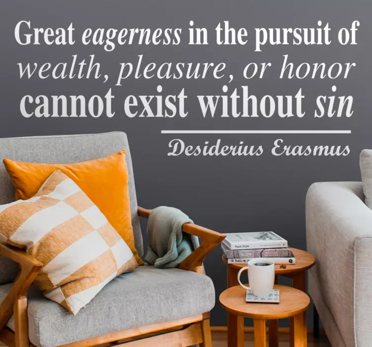 Premišljena motivacijska fraza nalepka živali - TenStickers