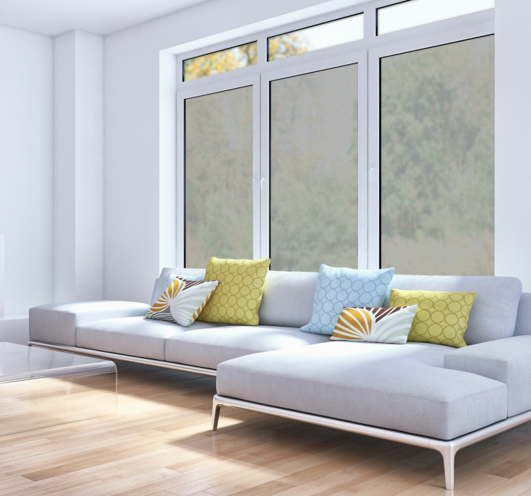 Preprosto prosojno nalepka za okno - TenStickers