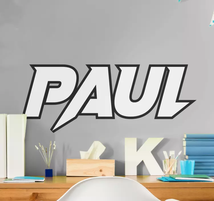 Presenetljivo ime po meri nalepka za najstnika - TenStickers