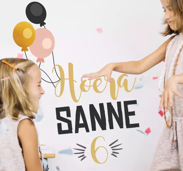 Nalepka stenske nalepke za rojstni dan - TenStickers