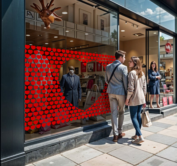 Prilagodljiva poslovna nalepka za valentinovo - TenStickers