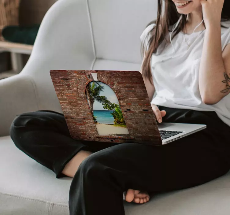 Prilagodljive preobleke prenosnih računalnikov 3d arch - TenStickers