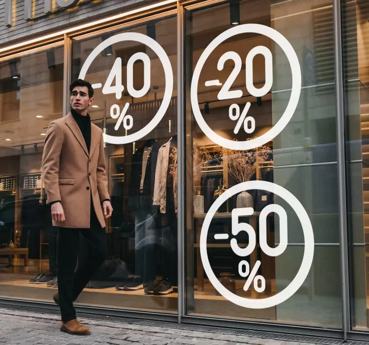 Krog popust prodaja pasica nalepka - TenStickers