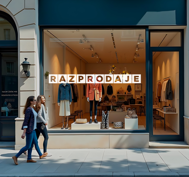 Promocijsko besedilo nalepka za razprodajo - TenStickers