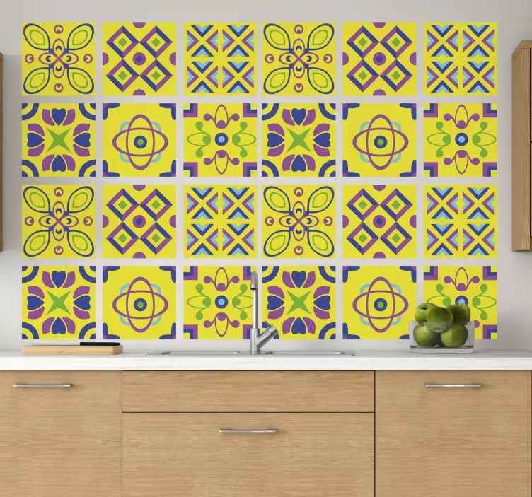 Nalepka za psihedelične simetrije - TenStickers