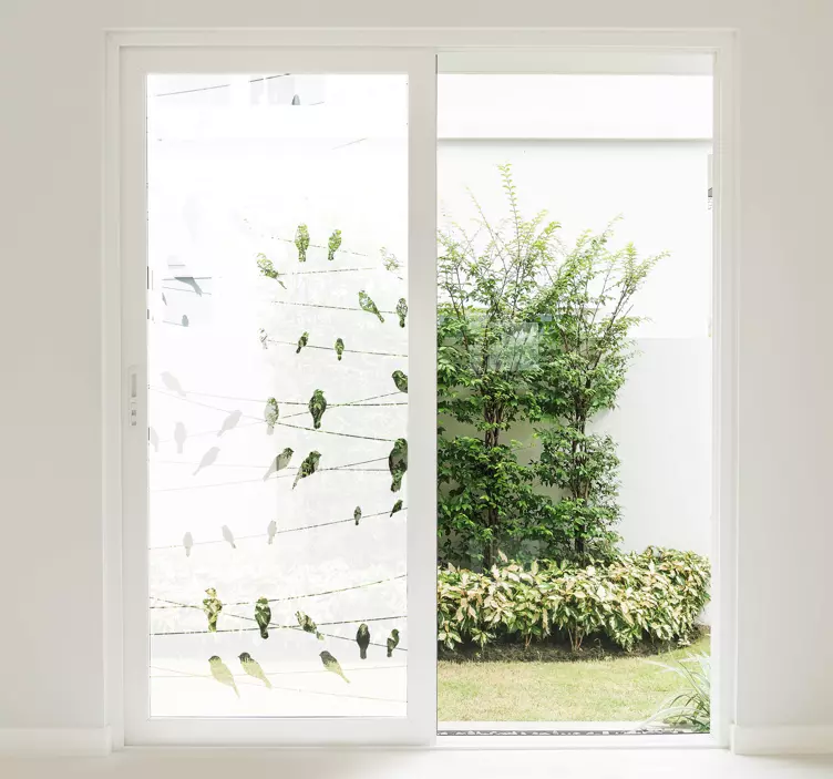 Ptice na nalepki z vrvjo - TenStickers