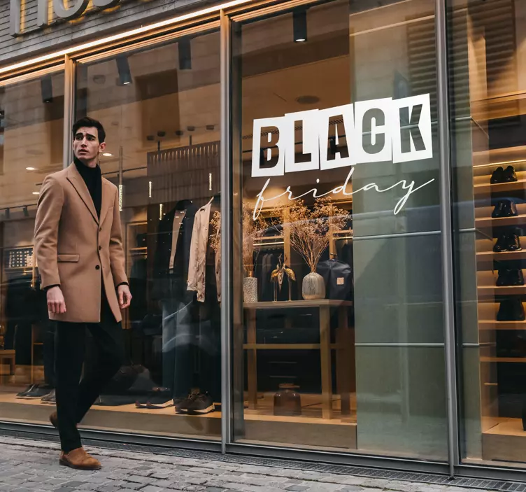 črni petek prodajna nalepka - TenStickers