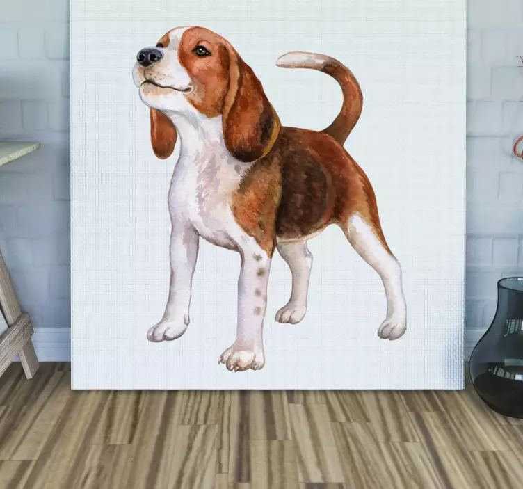 Stenska nalepka realistic-puppy - TenStickers