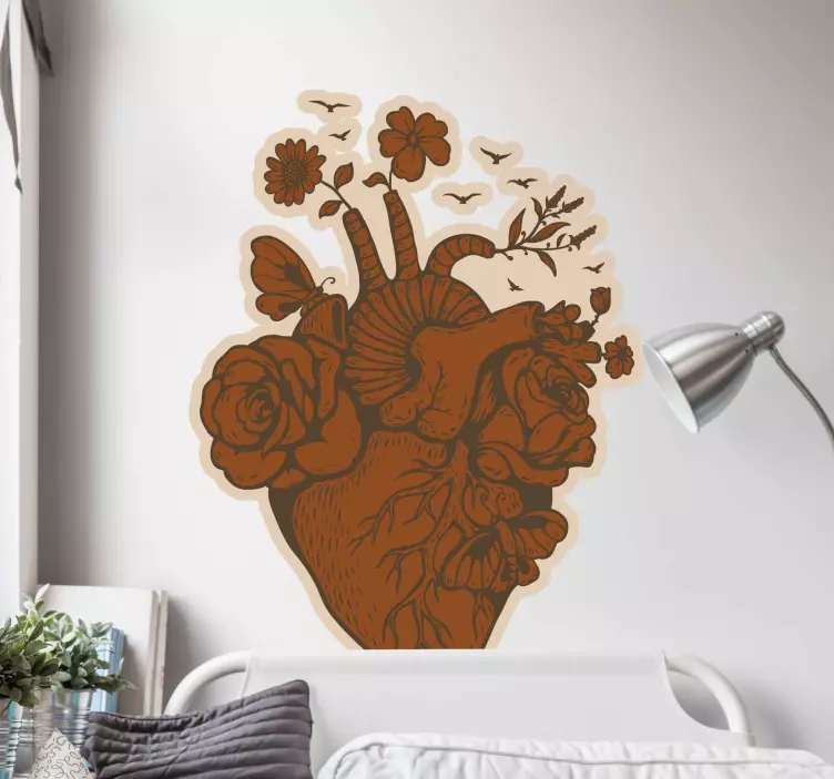 Retro srca vintage nalepke - TenStickers