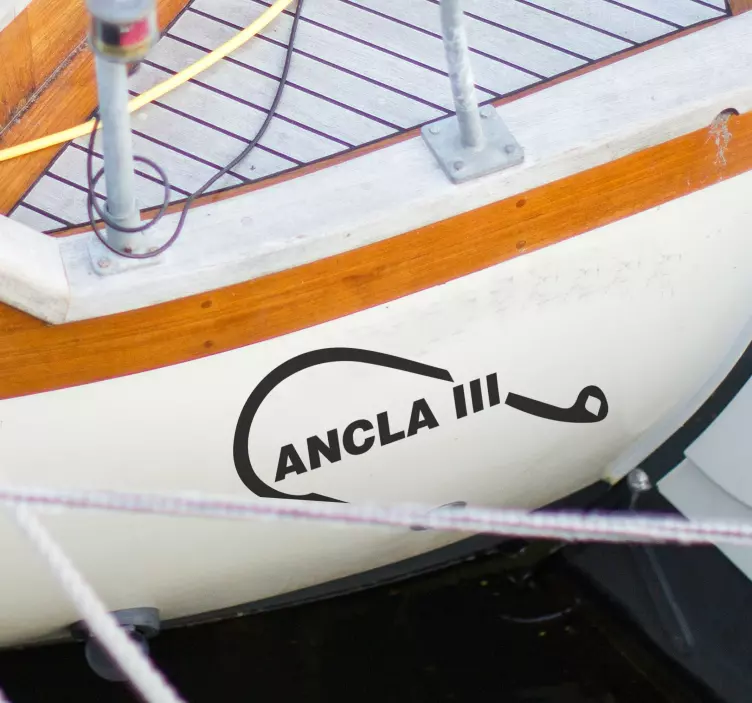 Ribiška kljuka prilagodljiva nalepka - TenStickers