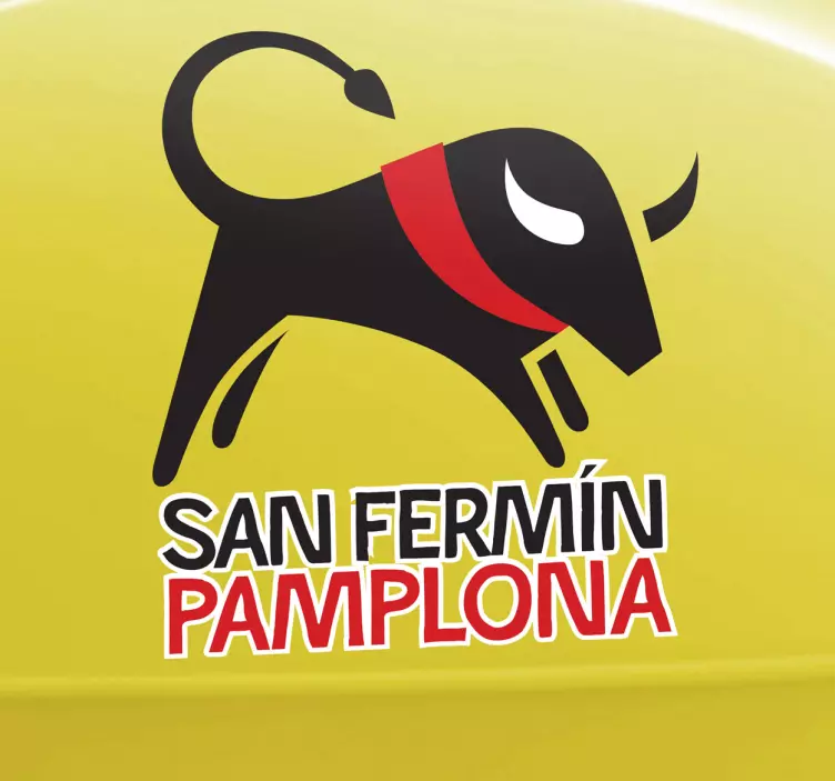 San fermín decal - TenStickers