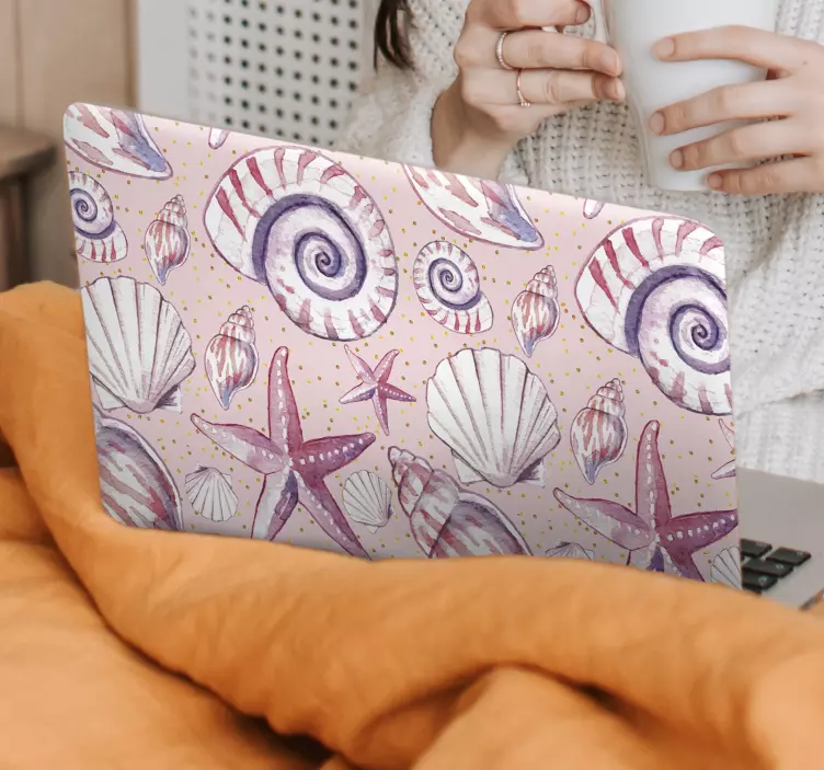 Shells and constellations nalepka za prenosnik - TenStickers