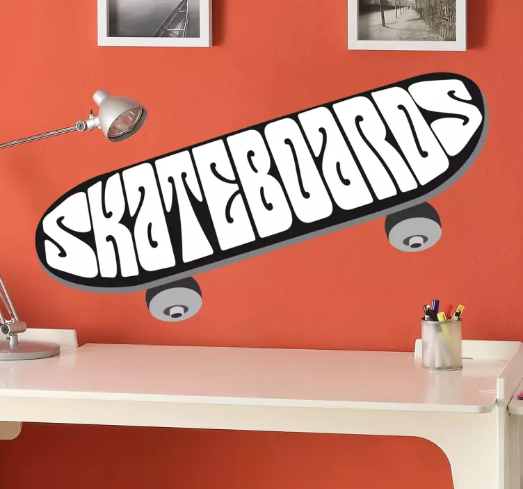 Skateboard dekorativni logotip nalepke - TenStickers
