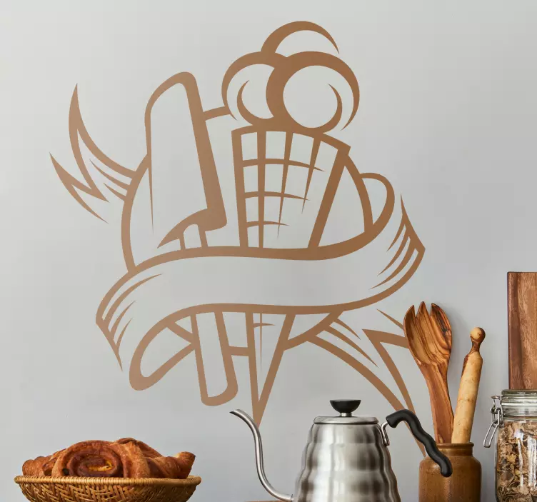 Slaščičarna kuhinjska nalepka - TenStickers