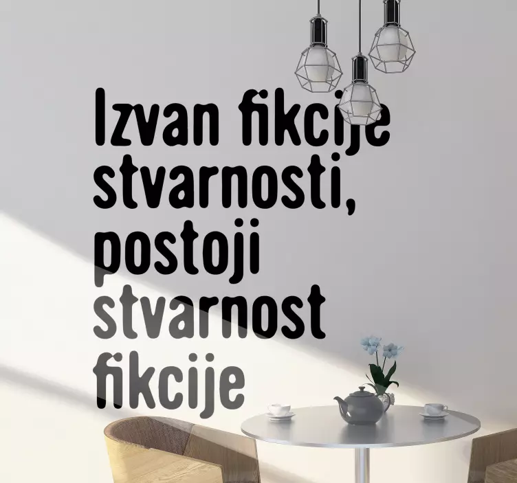 Nalepka za citat slavoja Žižek - TenStickers
