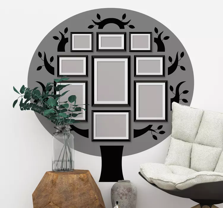 Narava drevo slike drevesna stenska nalepka - TenStickers