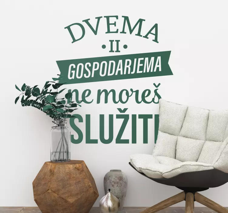 Slovenija besedilo nalepka dnevna soba zid dekor - TenStickers