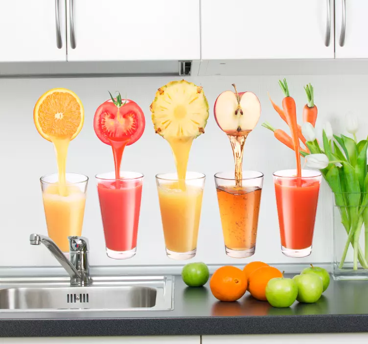 Sokovi kuhinjska nalepka - TenStickers