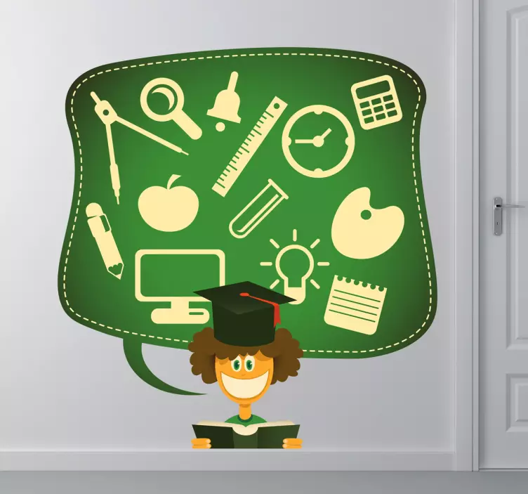 šolar misli okrasne nalepke - TenStickers