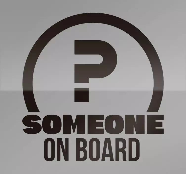 Someone on board nalepka otrok v avtu - TenStickers