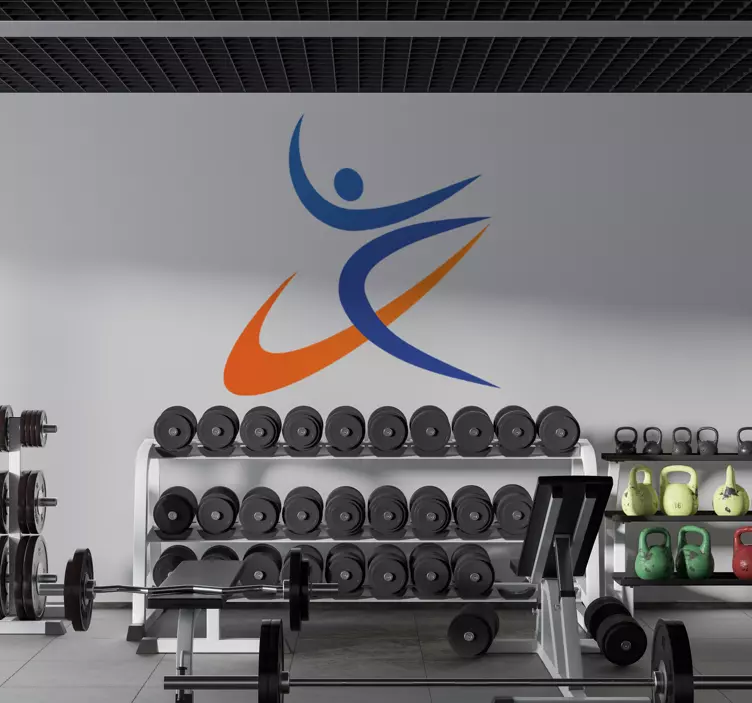 športna ikona vinil nalepka - TenStickers