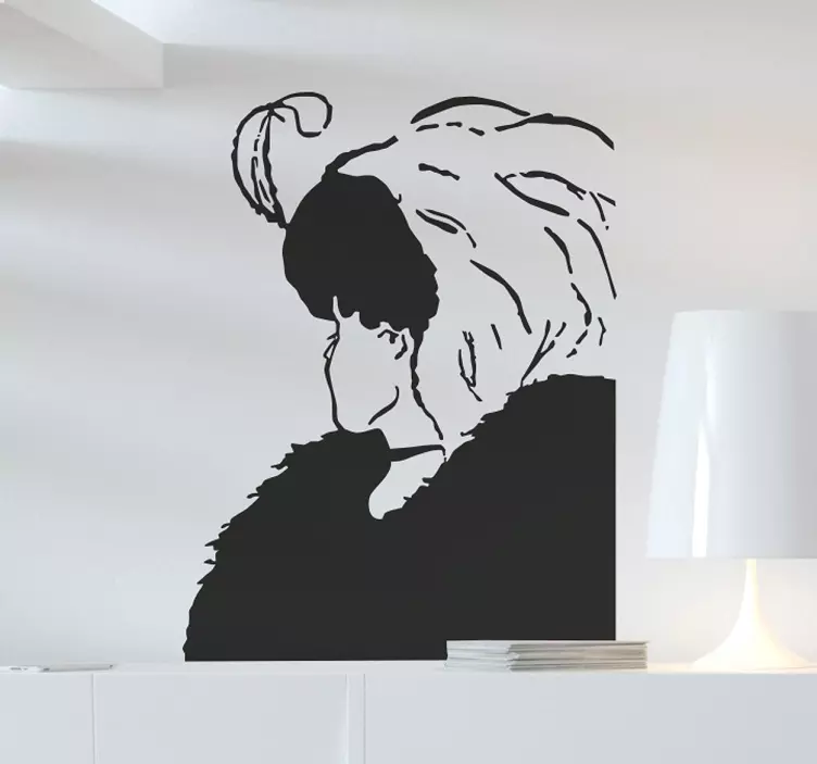 Stara ali mlada ženska stenska nalepka - TenStickers