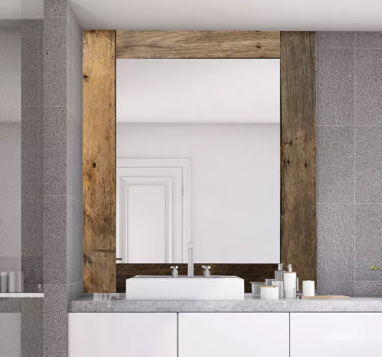 Vintage nalepka zrcalne teksture - TenStickers