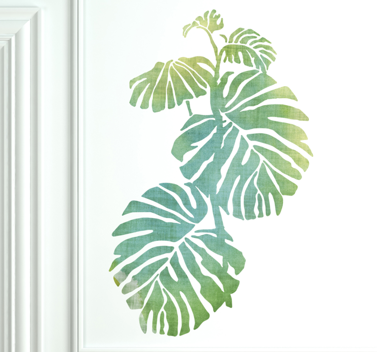 Stenska nalepka monstera deliciosa - TenStickers