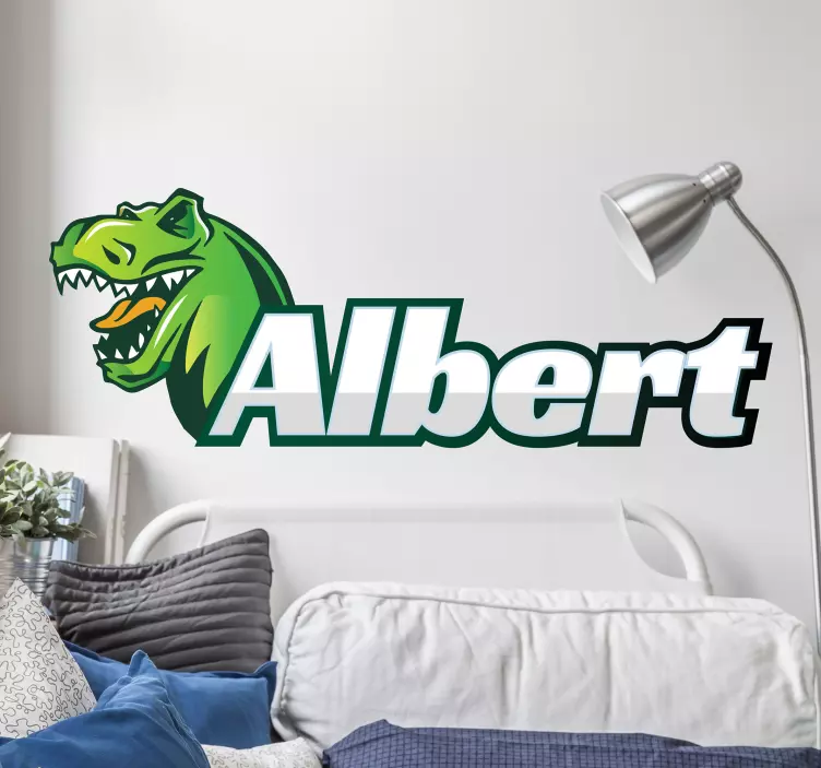 Stenske nalepke, prilagojene dinozavrom - TenStickers