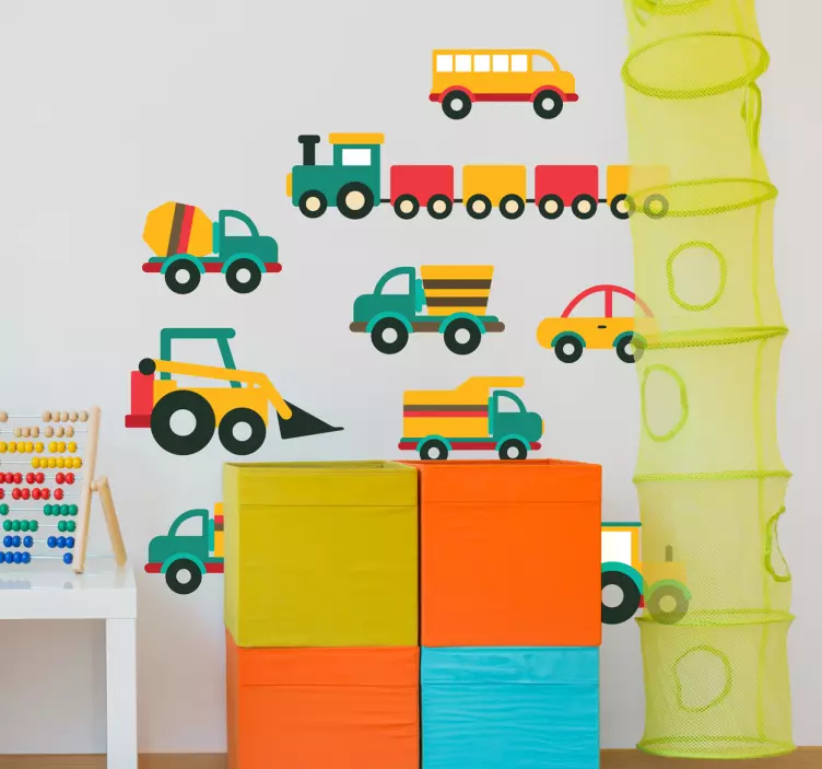 Nalepke vinil v risankah vozil - TenStickers