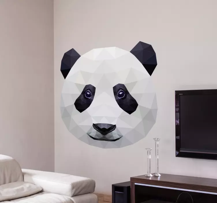 Stenski stenski panda - TenStickers