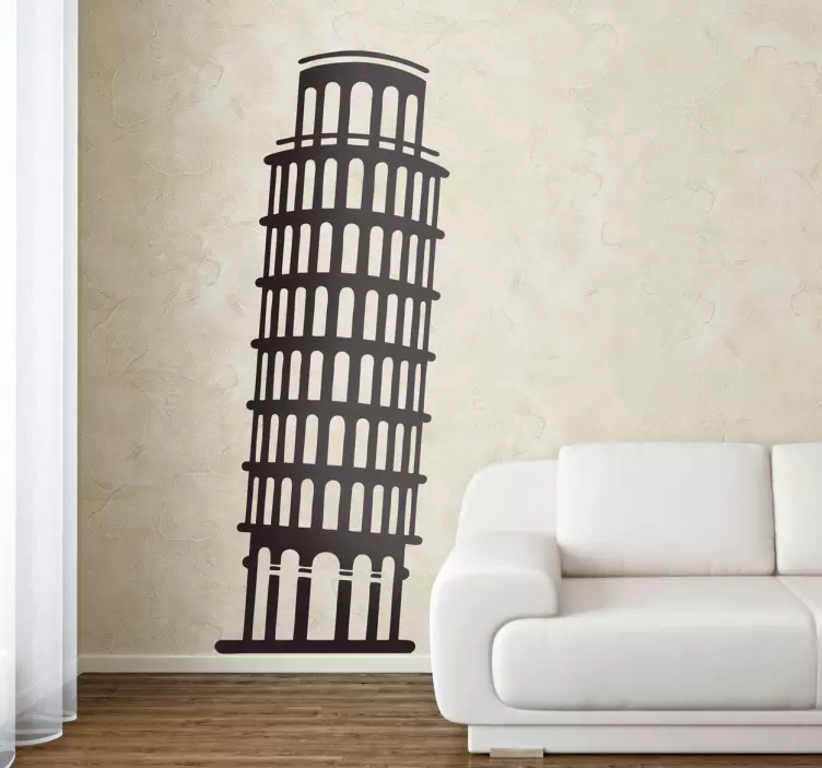 Stolp pisa decal - TenStickers