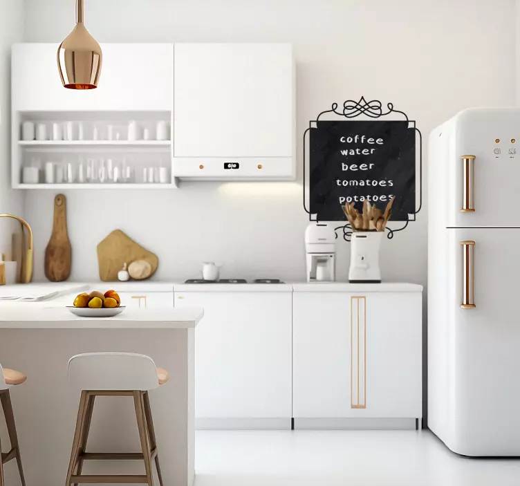 tabla za moljenje Kvadratna vintage tabla za pi - TenStickers