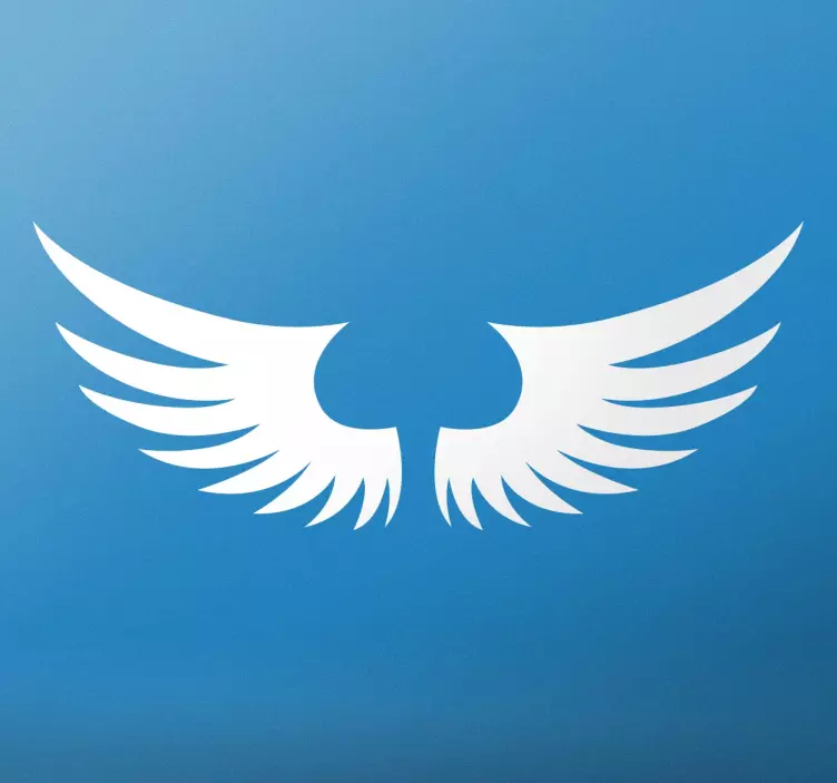 Tatoo angelska krila stenska umetnost sticke - TenStickers