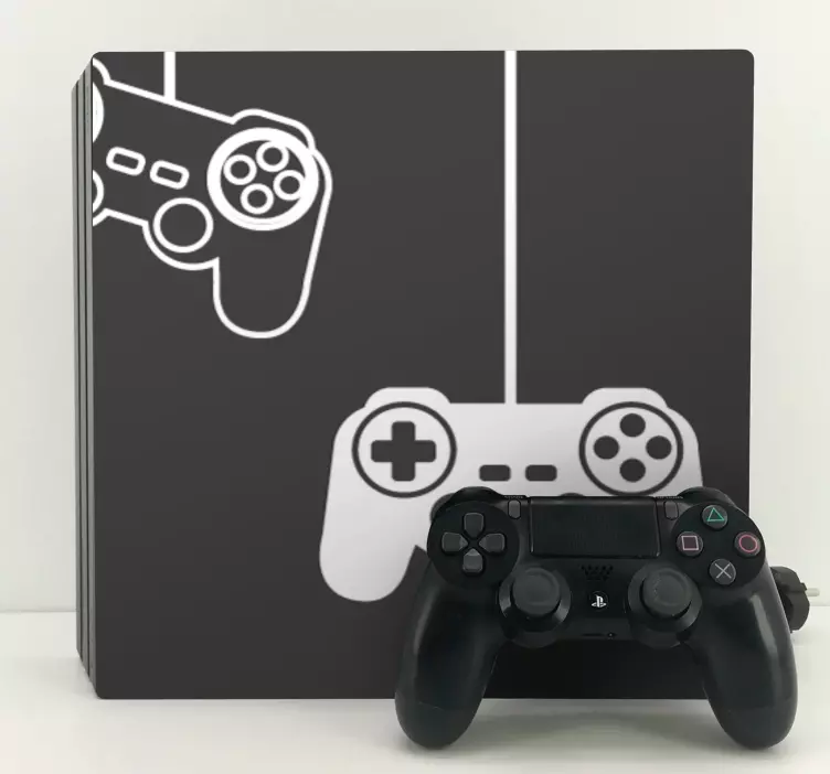 Motiv igralnih krmilnikov PS4 nalepka - TenStickers