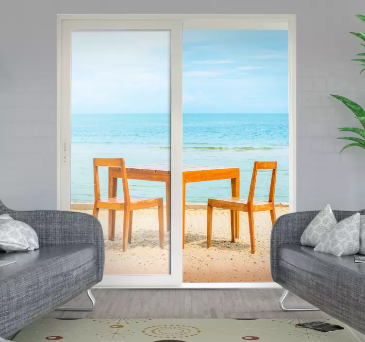 Nalepka za stene z vizualnimi učinki terasa - TenStickers