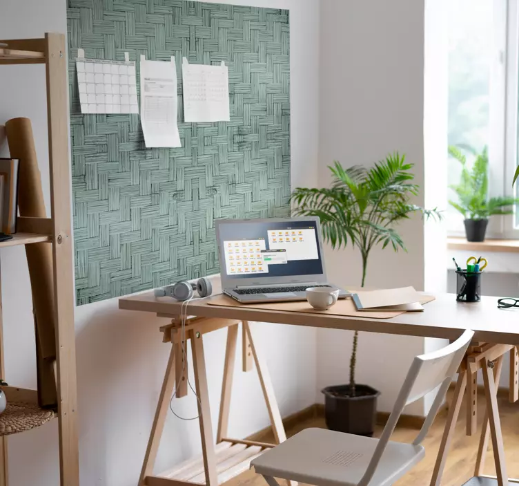 Tkana teksturirana površina nalepka za pisarno - TenStickers