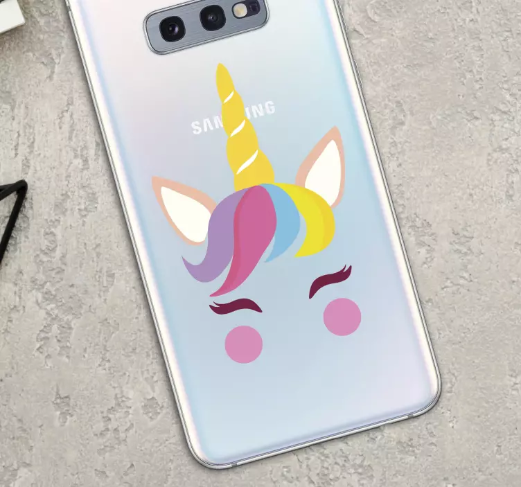 Unicorn ima nalepko samsung - TenStickers