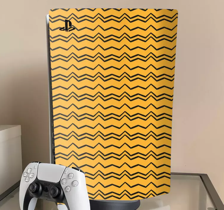 Valoviti vzorec prevleke PS5 nalepka - TenStickers