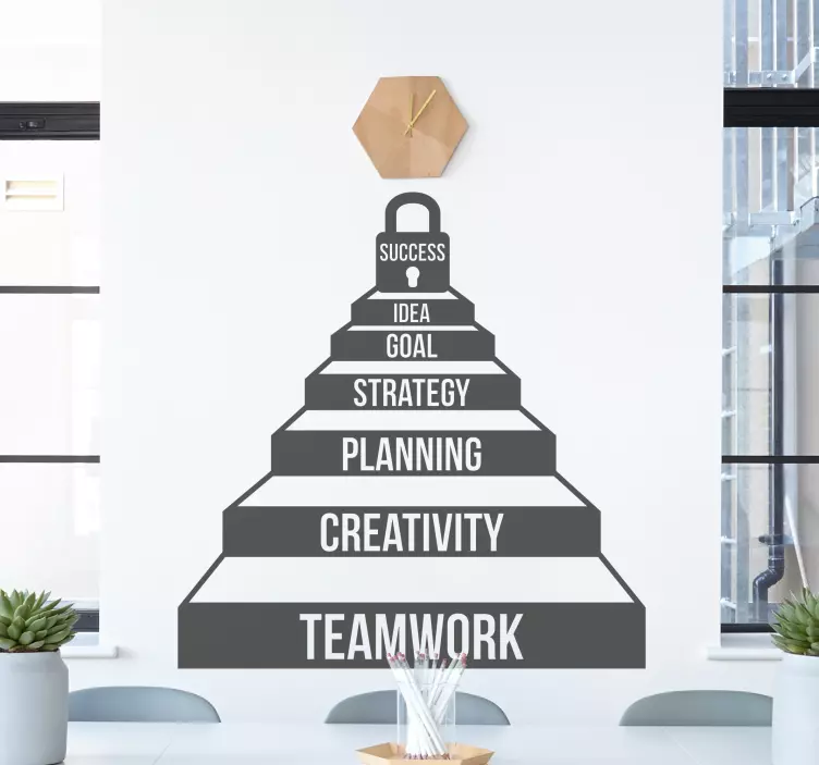 Večja motivacija na delovnem mestu navdihujoča nalepka - TenStickers