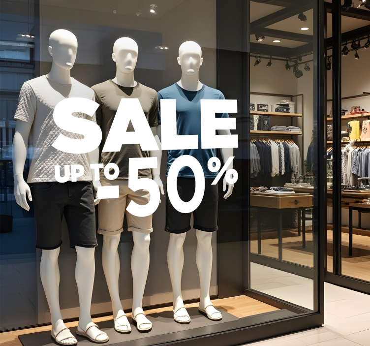 Velik popust nalepka za razprodajo - TenStickers