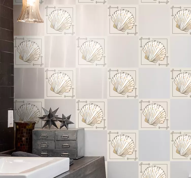 Nalepka za velike in majhne školjke - TenStickers