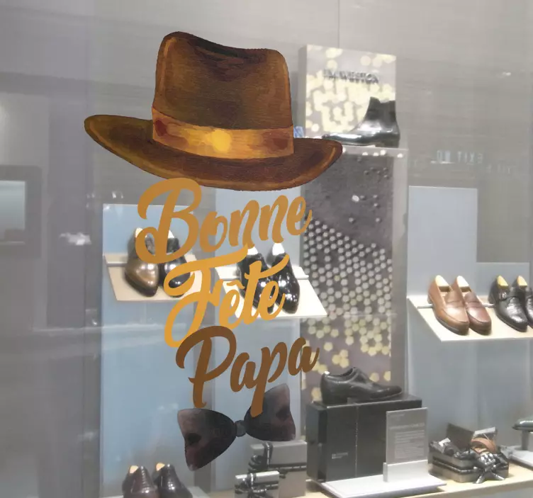 Veseli očetovski dan okno decal - TenStickers