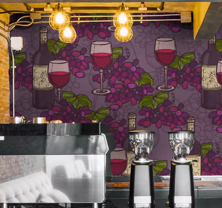 Vinska karta za lokalno nalepko - TenStickers