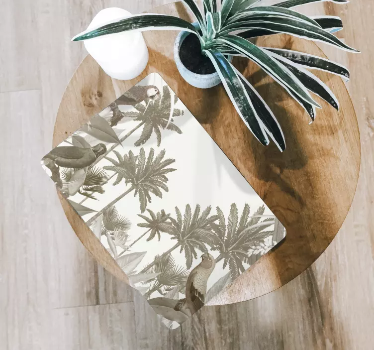 Vintage preobleke za prenosnike s tropsko favno - TenStickers