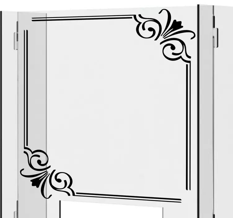 Vintage nalepka za okno - TenStickers