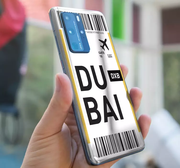 Vkrcajna vozovnica za dubaj Huawei nalepka - TenStickers