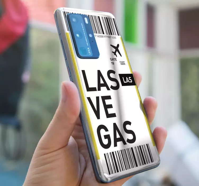Vstopna karta za las vegas Huawei nalepka - TenStickers