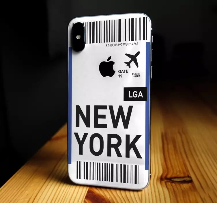 Vozovnica za potovanje v new york nalepka živali - TenStickers
