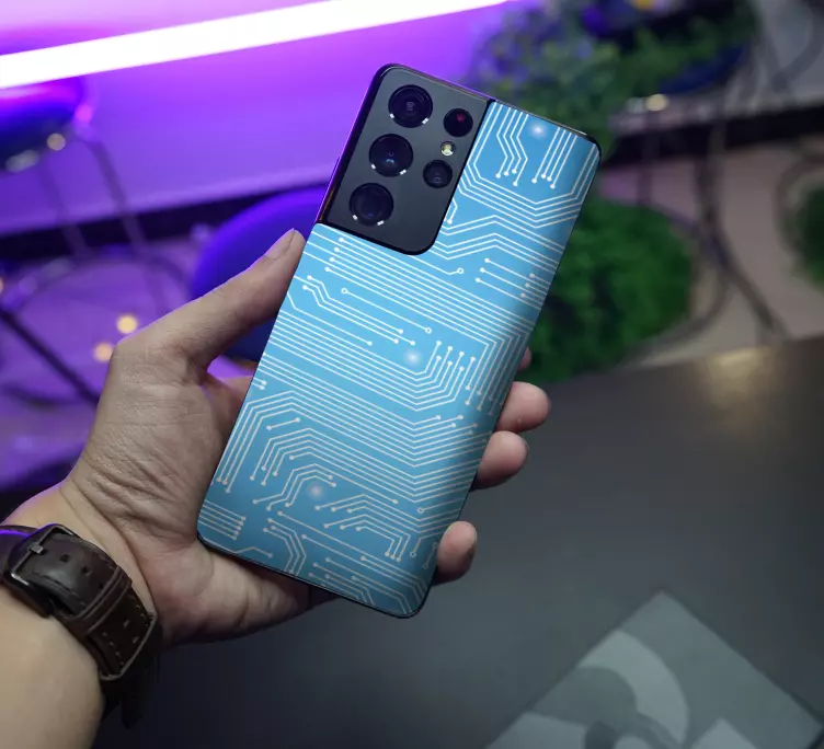 Elektronski sistem vzorec nalepka samsung - TenStickers